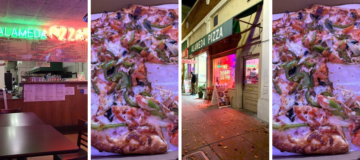 Alameda Pizza Menu